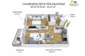Parduodamas butas Jurgio Lebedžio g., Baltupiuose, Vilniuje, 46.12 kv.m ploto